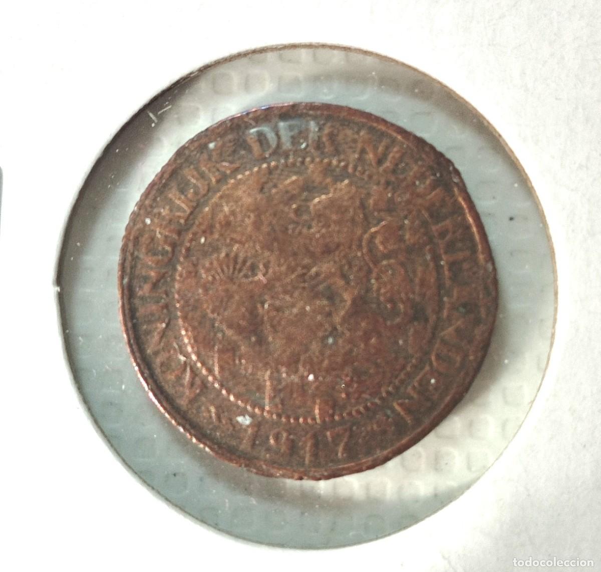 Material numism&aacute;tico: EUROPA . PAISES BAJOS . HOLANDA . 1 CENT 1917 - Foto 1