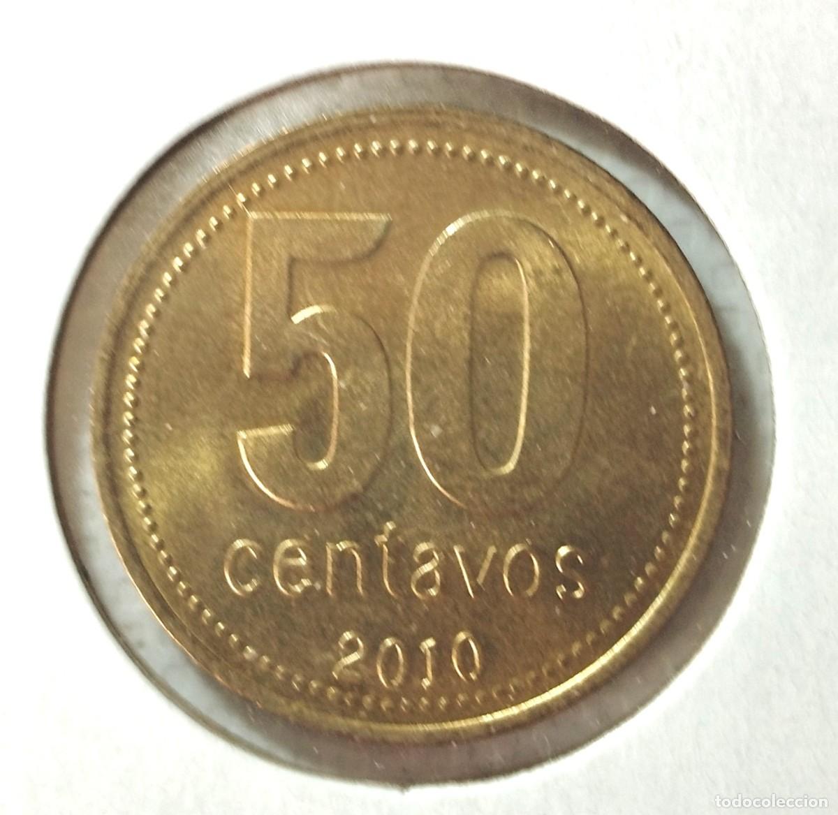 Material numism&aacute;tico: AMERICA . ARGENTINA . 50 CENTAVOS 2010 . SIN CIRCULAR - Foto 2