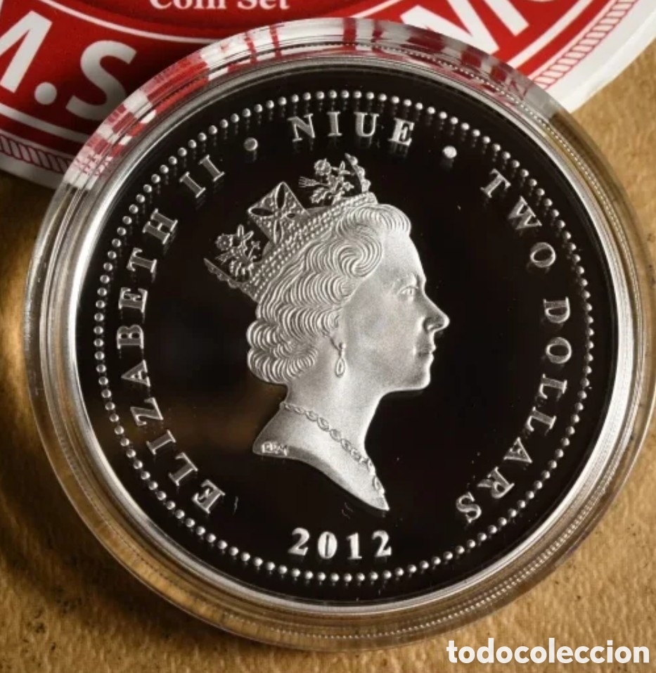 Material numism&aacute;tico: Titanic, muy buena moneda conmemorativa - Foto 3