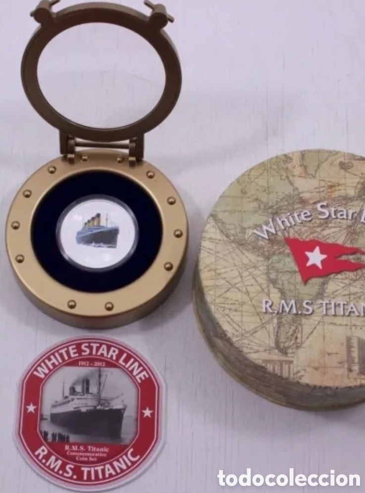 Material numism&aacute;tico: Titanic, muy buena moneda conmemorativa - Foto 4