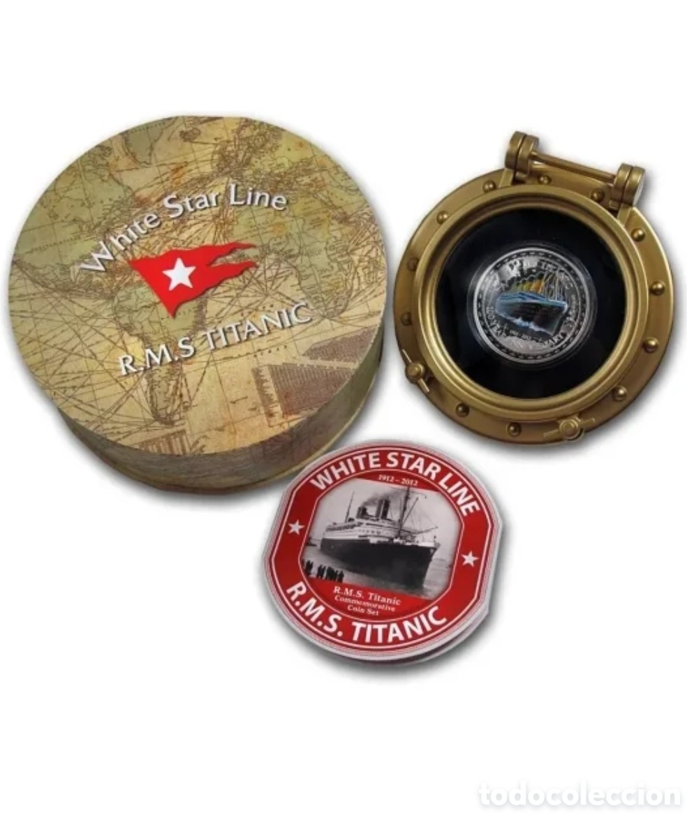 Material numism&aacute;tico: Titanic, muy buena moneda conmemorativa - Foto 1
