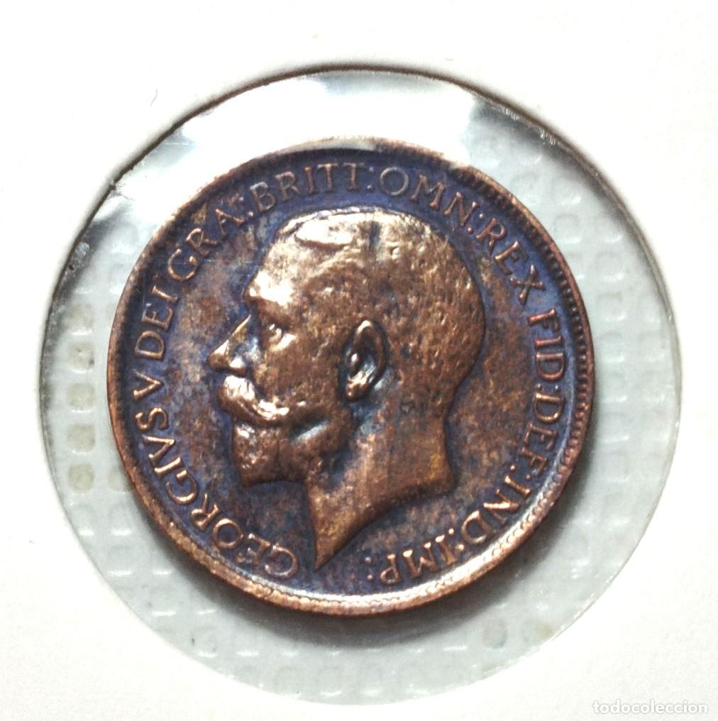 Material numism&aacute;tico: EUROPA . INGLATERRA . GEORGIUS V . FARTHING 1912 - Foto 1