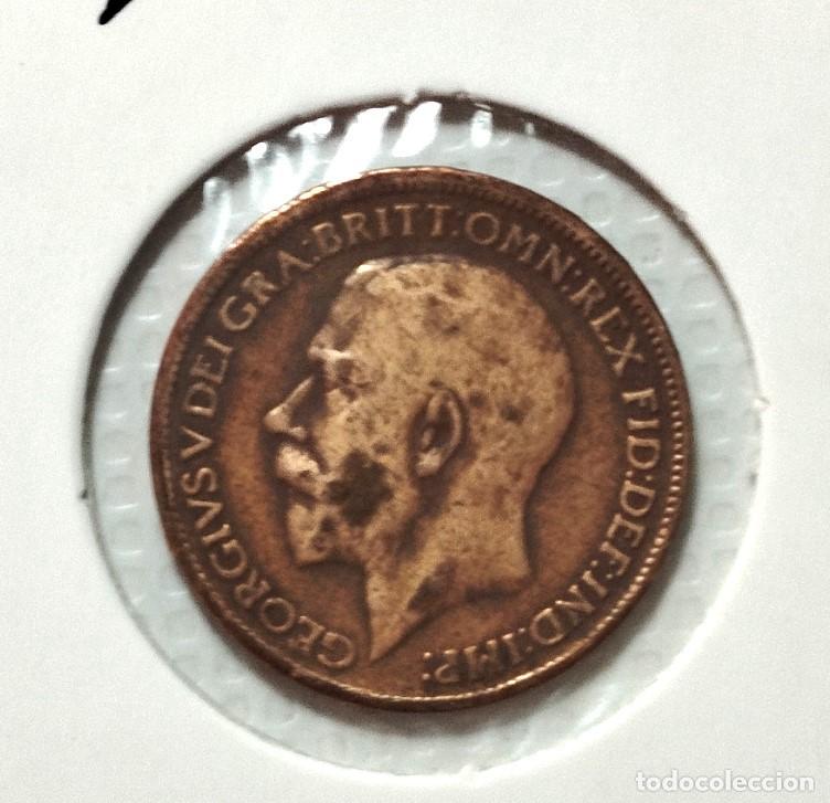 Material numism&aacute;tico: EUROPA . INGLATERRA . GEORGIUS V . FARTHING 1920 - Foto 1