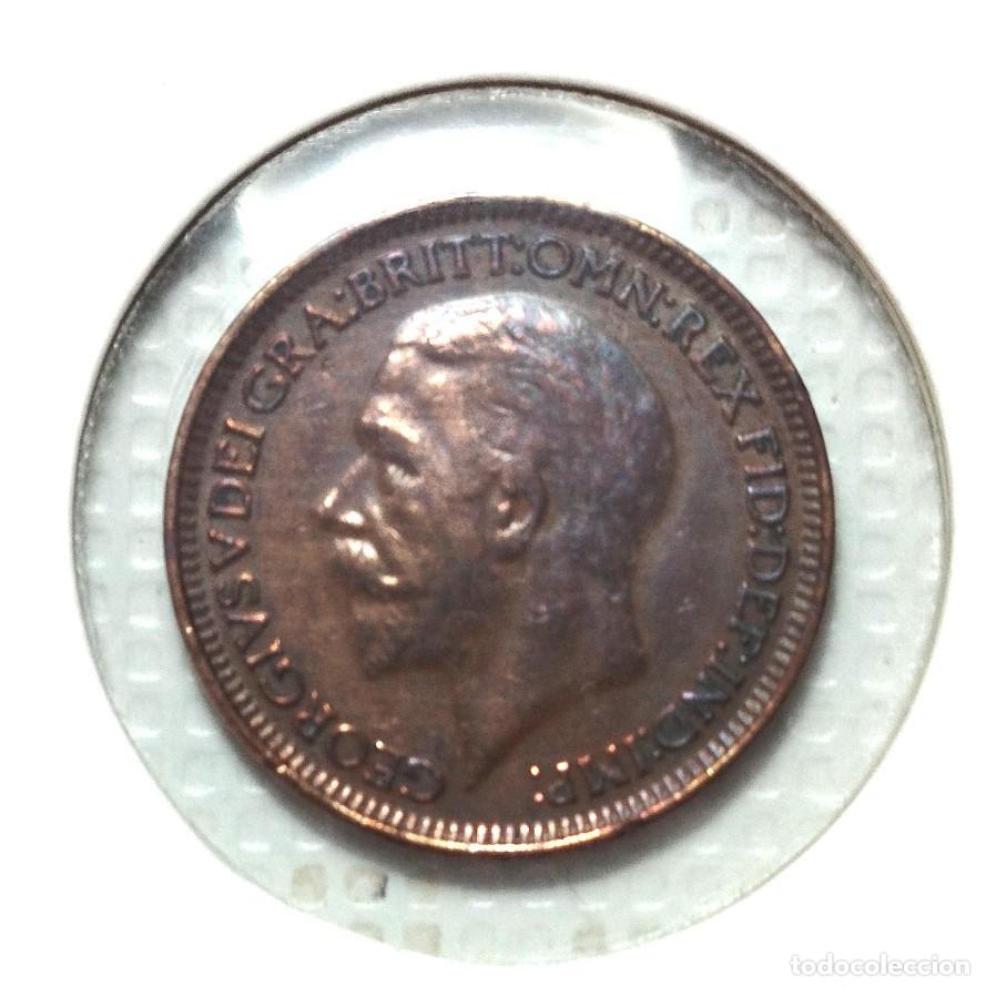 Material numism&aacute;tico: EUROPA . INGLATERRA . GEORGIUS V . FARTHING 1928 - Foto 1