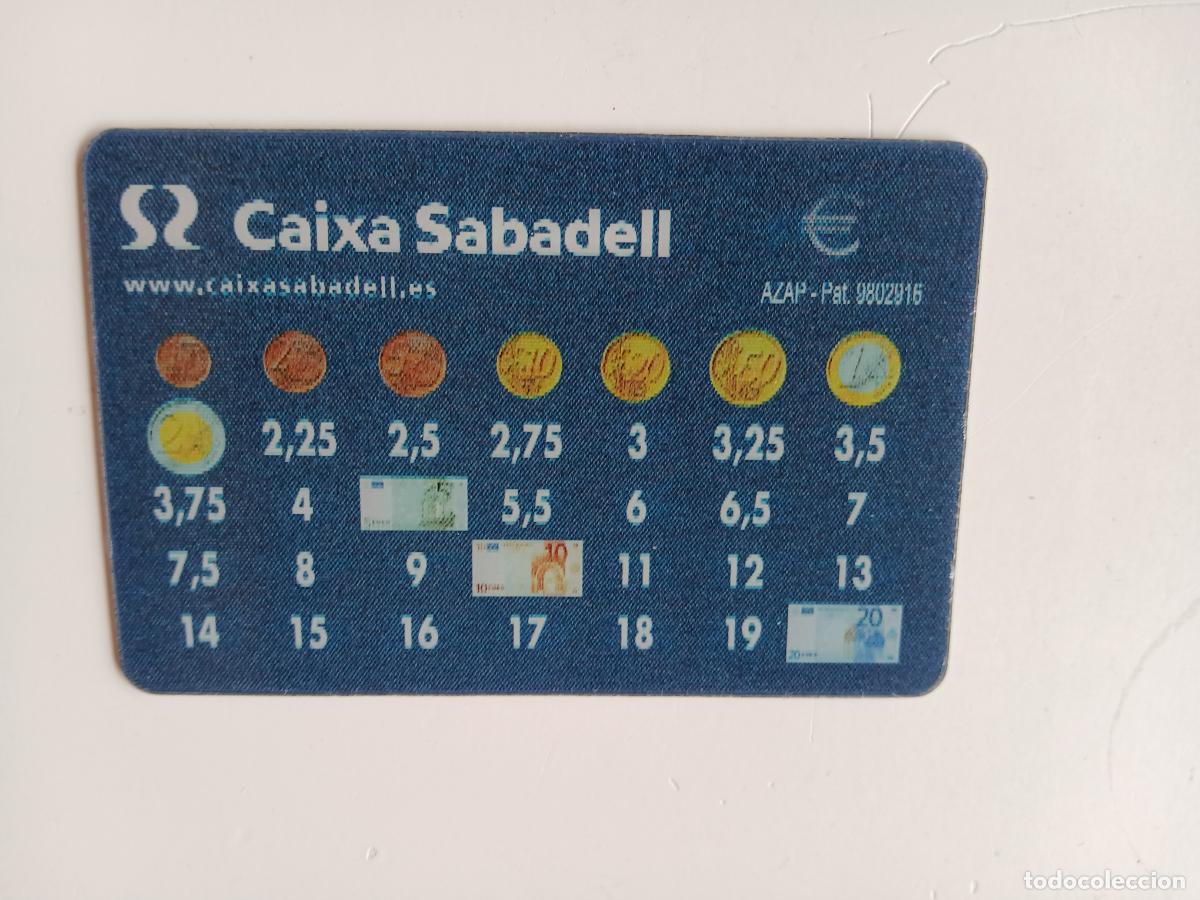 Material numism&aacute;tico: CONVERSOR EUROS PESETAS CAIXA SABADELL EFECTO 3D - Foto 3