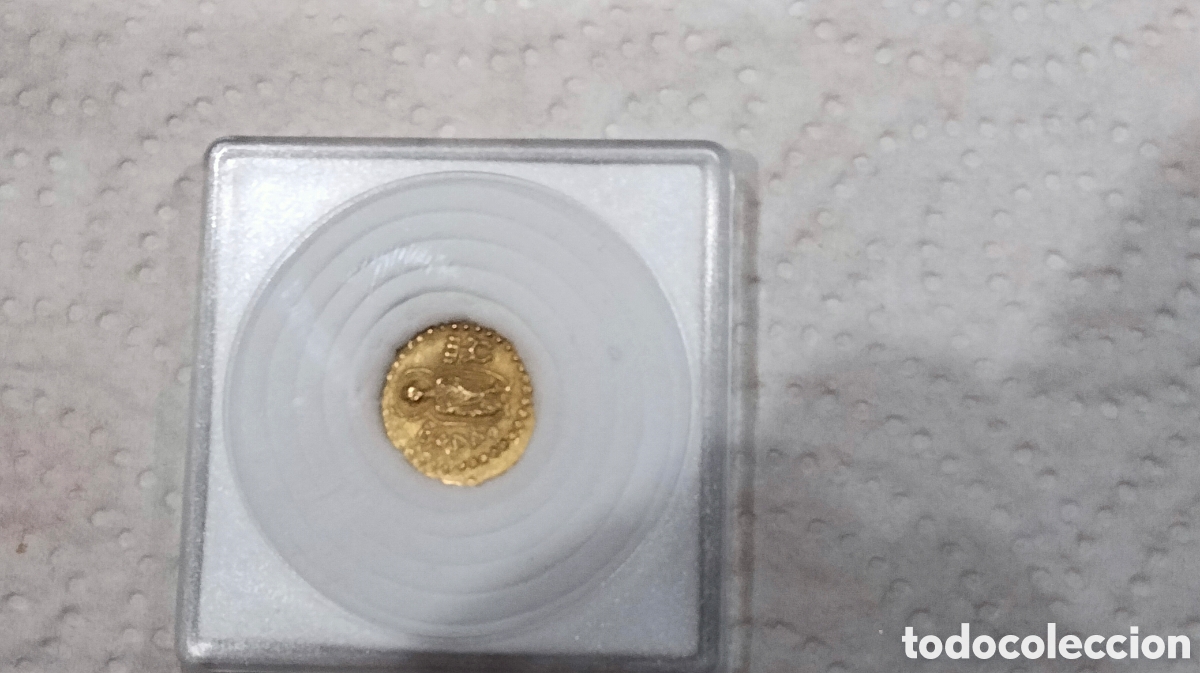 Material numism&aacute;tico: Monedas antiguas oro 18kilates - Foto 4