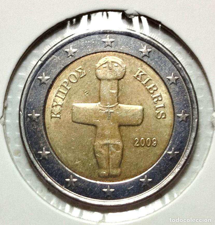 Material numism&aacute;tico: EUROPA . CHIPRE . 2 EUROS 2009 . SIN CIRCULAR - Foto 1