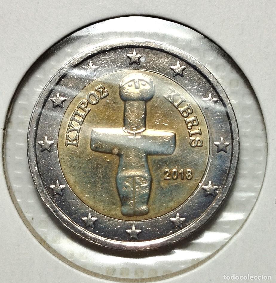 Material numism&aacute;tico: EUROPA . CHIPRE . 2 EUROS 2018 . SIN CIRCULAR - Foto 1