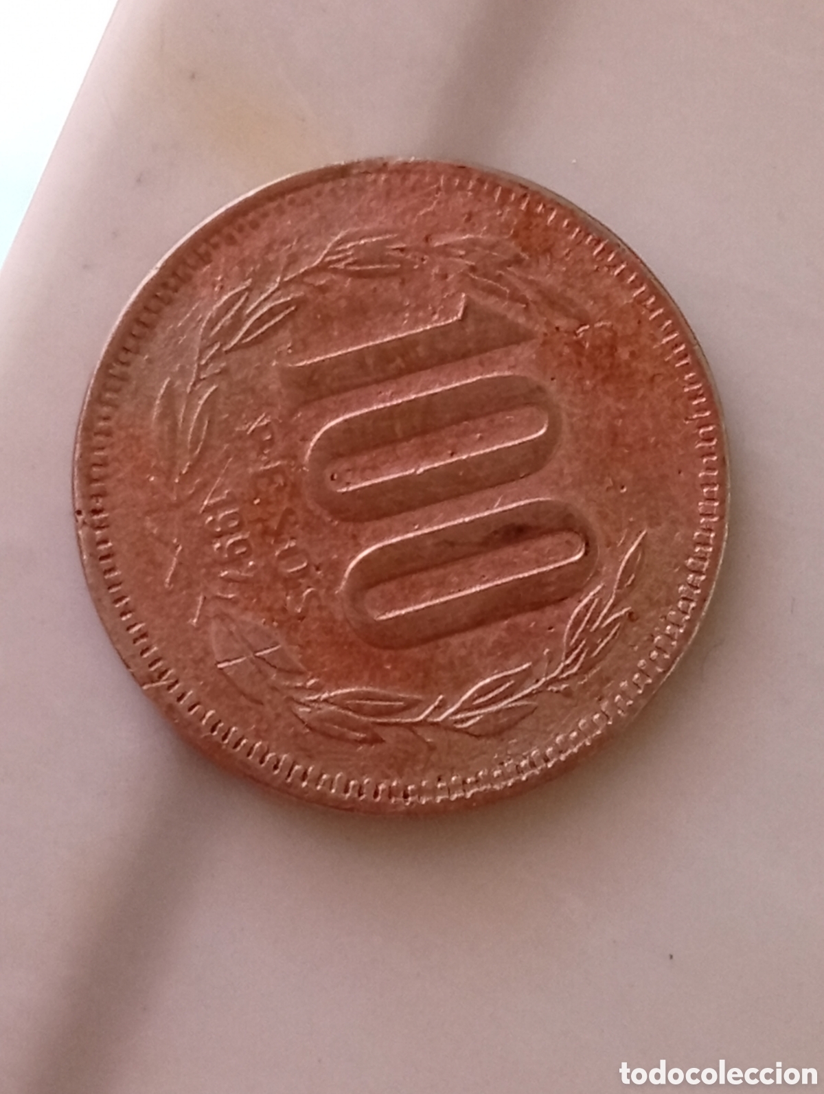 Material numism&aacute;tico: Moneda de 100 pesos chilenos de oro - Foto 2