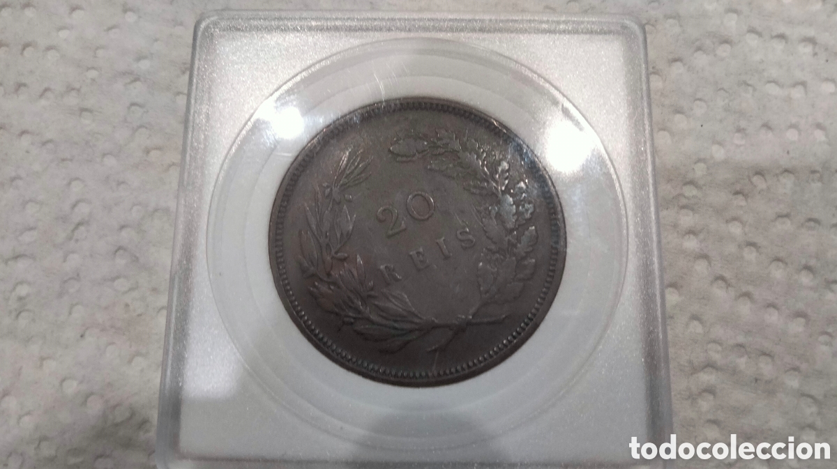 Material numism&aacute;tico: Moneda antigua de portugal - Foto 2