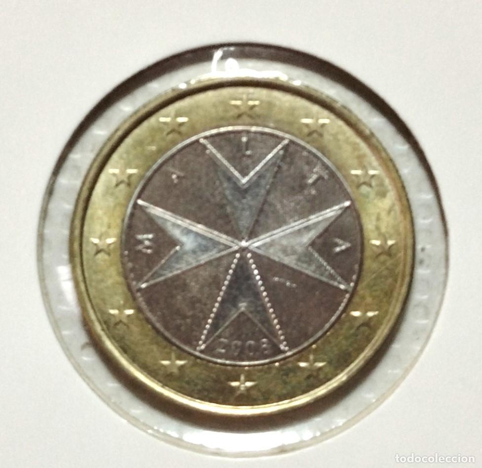 Material numism&aacute;tico: EUROPA . MALTA . 1 EURO 2008 . SIN CIRCULAR - Foto 1
