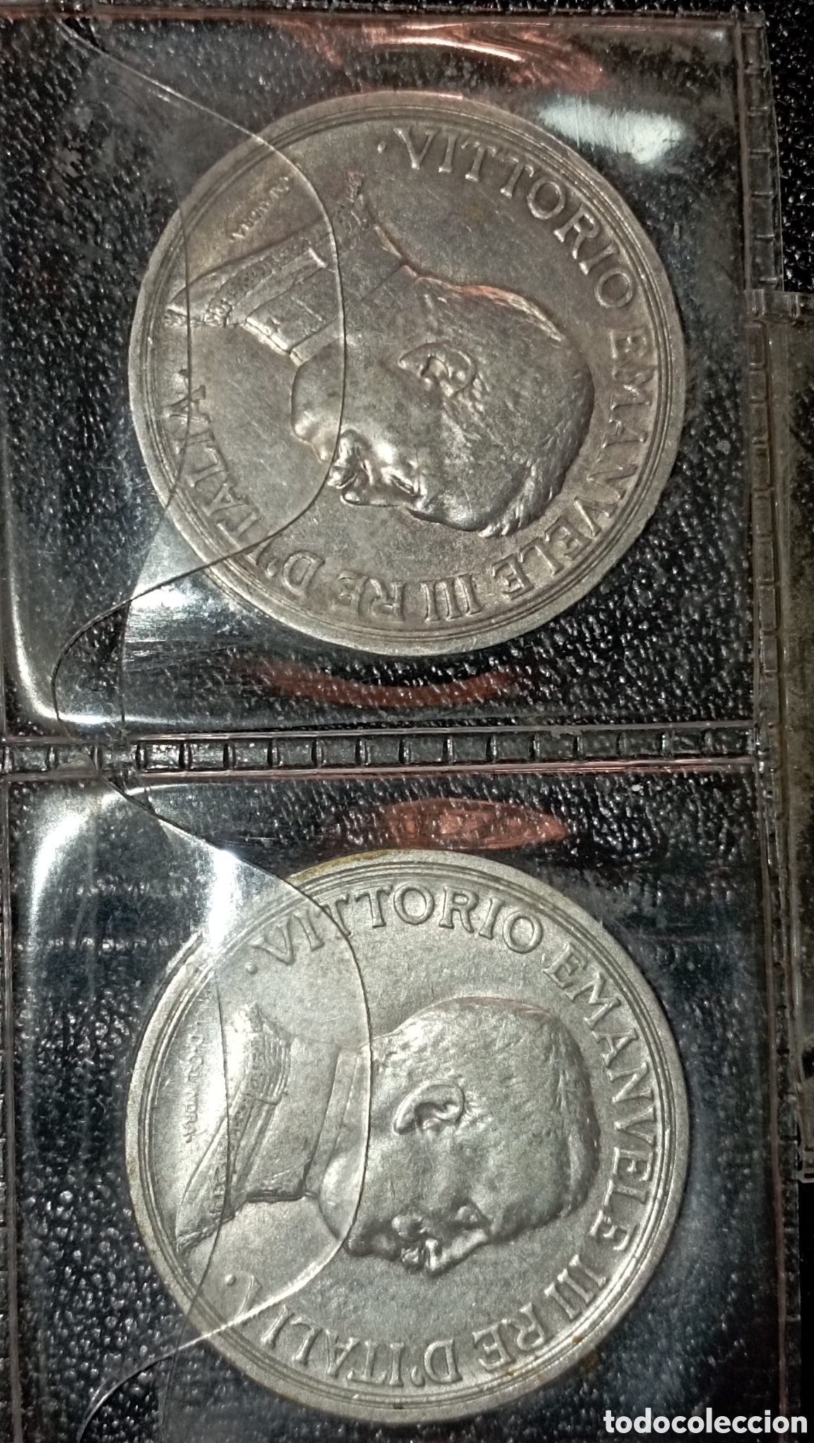 Material numism&aacute;tico: Monete italiane vittorio Emanuele. - Foto 4