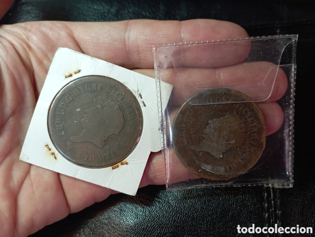 Material numism&aacute;tico: Dieci tornesi regno delle due sicilie - Foto 5