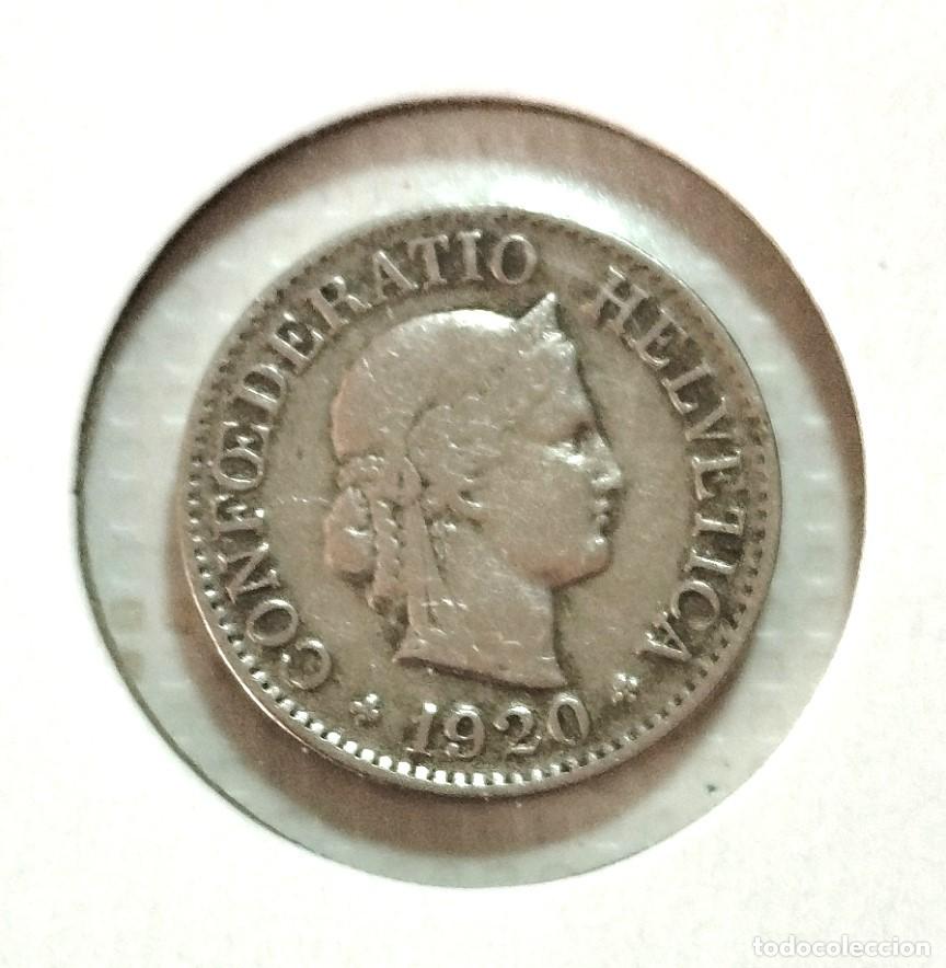 Material numism&aacute;tico: EUROPA . SUIZA . 10 RAPPEN 1920 - Foto 1