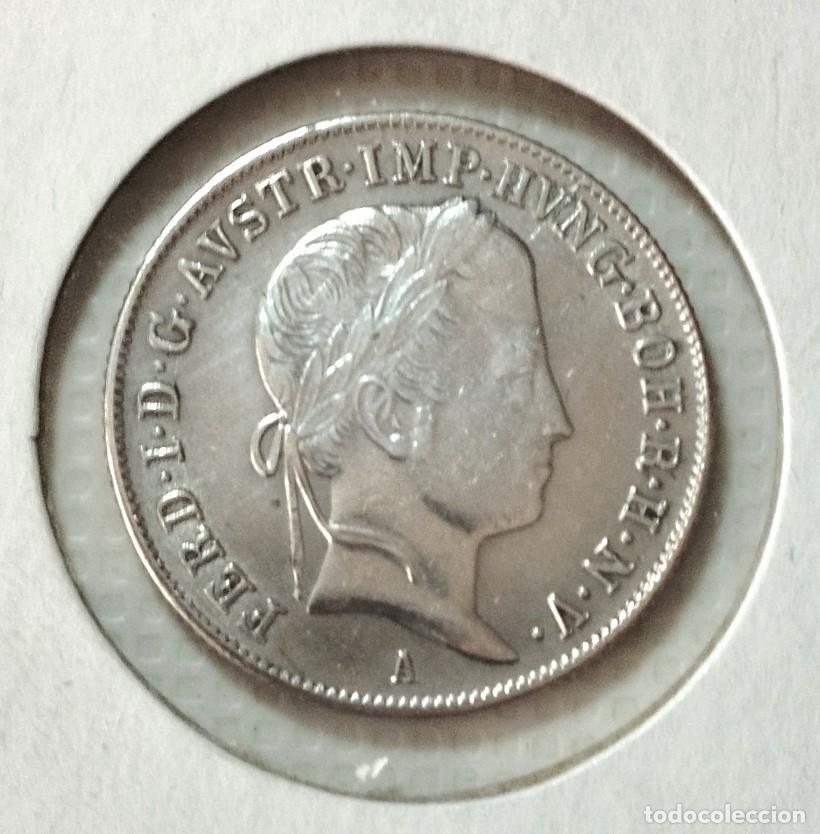 Material numism&aacute;tico: EUROPA . AUSTRIA . 20 KREUZER 1848 A . EXCELENTE - Foto 1