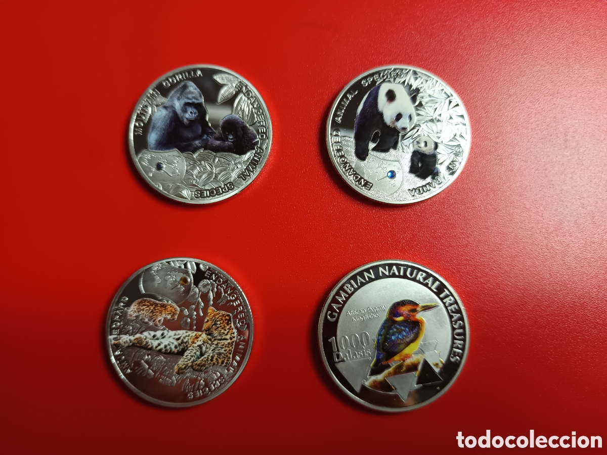 Material numism&aacute;tico: N 47 LOTE DE 4 MONEDAS - Foto 2