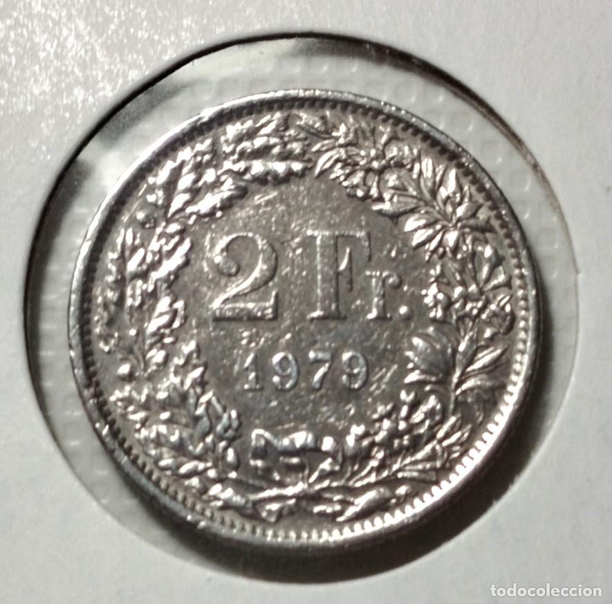 Material numism&aacute;tico: EUROPA . SUIZA . 2 FRANCOS 1979 - Foto 2