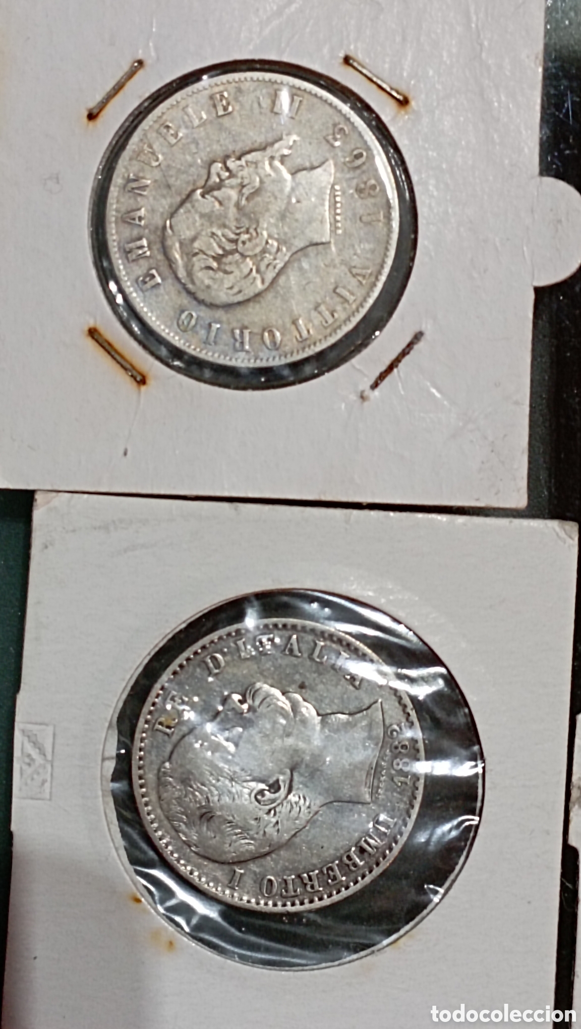 Material numism&aacute;tico: Monete italiane vittorio Emanuele - Foto 4