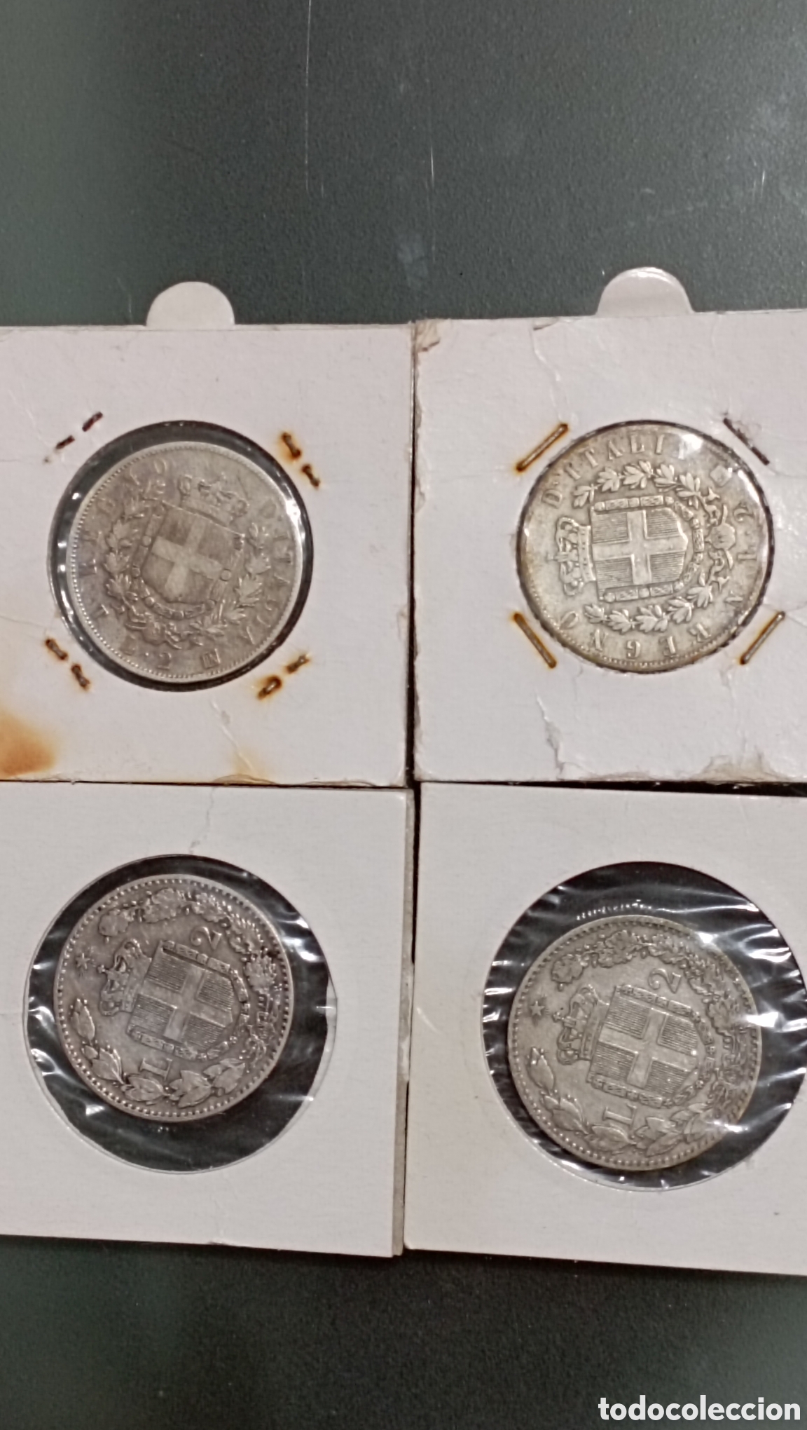 Material numism&aacute;tico: Monete italiane vittorio Emanuele - Foto 1