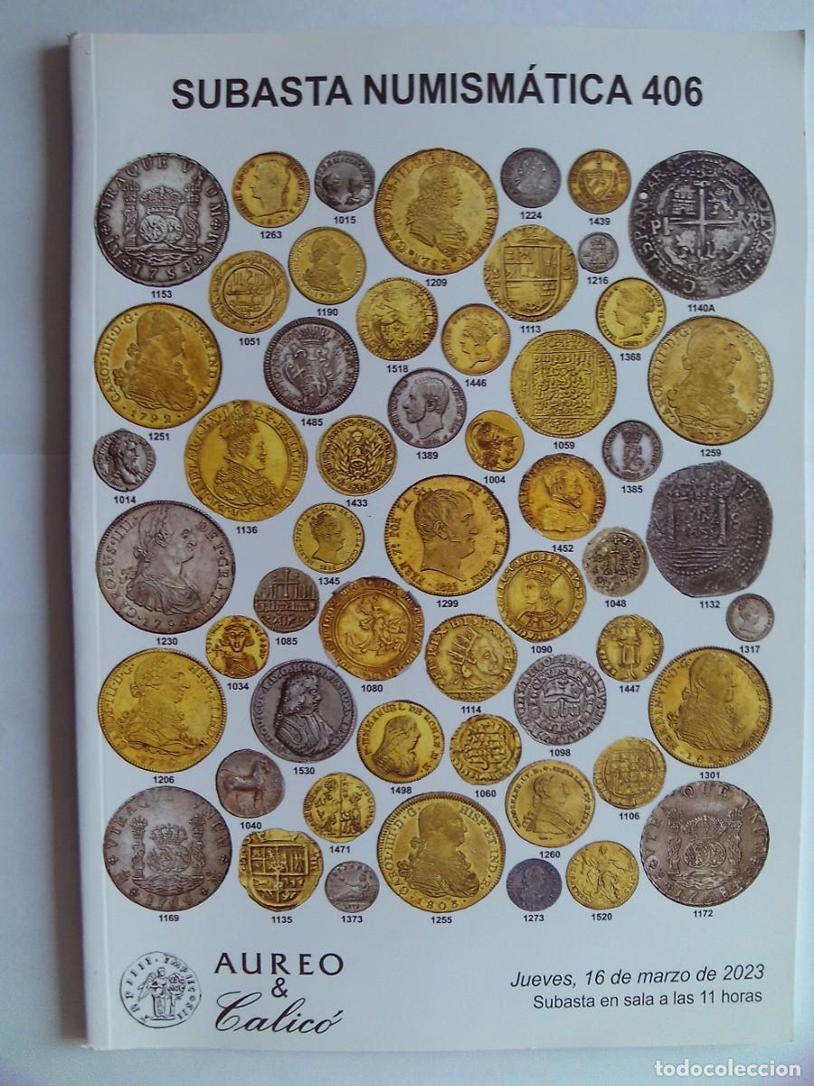 Material numism&aacute;tico: CATALOGO DE SUBASTA NUMISMATICA AUREO MARZO 1923 - Foto 1