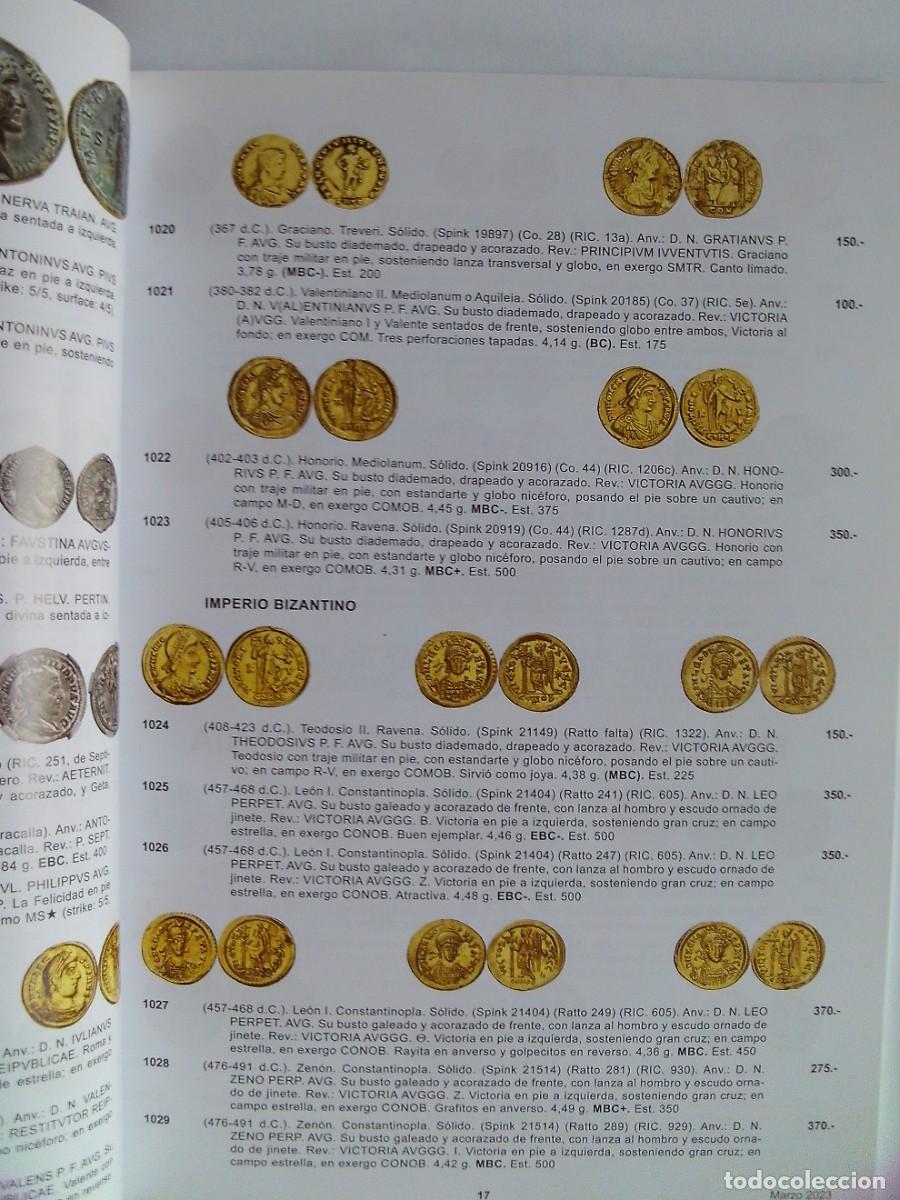 Material numism&aacute;tico: CATALOGO DE SUBASTA NUMISMATICA AUREO MARZO 1923 - Foto 2