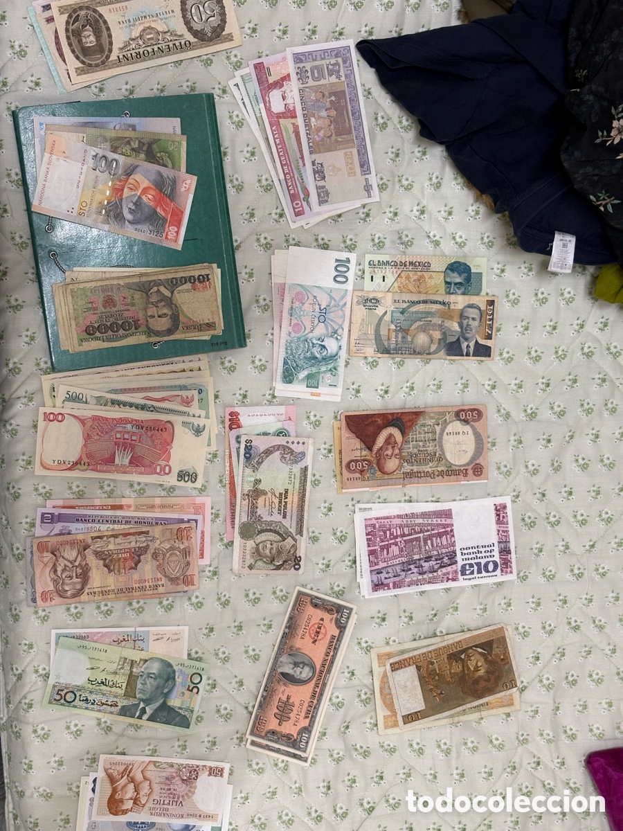 Material numism&aacute;tico: Billetes de pa&iacute;ses diferentes - Foto 2