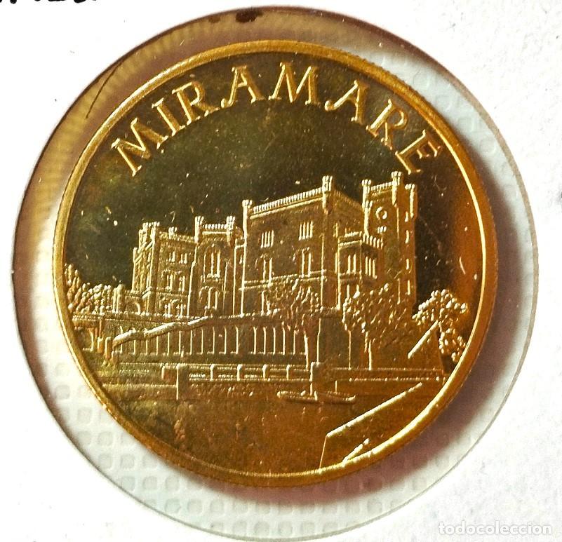 Material numism&aacute;tico: MONEDA - MEDALLA . ITALIA . TRIESTE . MIRAMARE - Foto 2