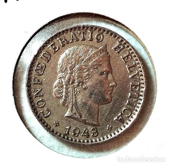 Material numism&aacute;tico: EUROPA . SUIZA . 20 RAPPEN 1943 - Foto 1