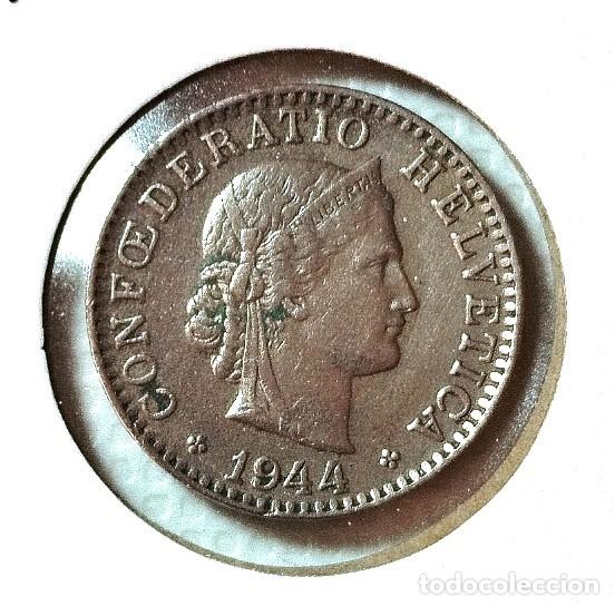 Material numism&aacute;tico: EUROPA . SUIZA . 20 RAPPEN 1944 - Foto 1