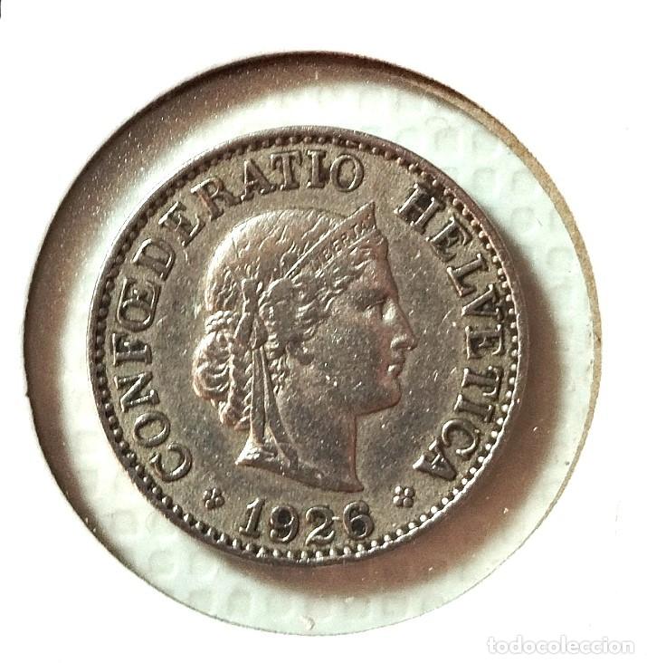 Material numism&aacute;tico: EUROPA . SUIZA . 10 RAPPEN 1926 - Foto 1