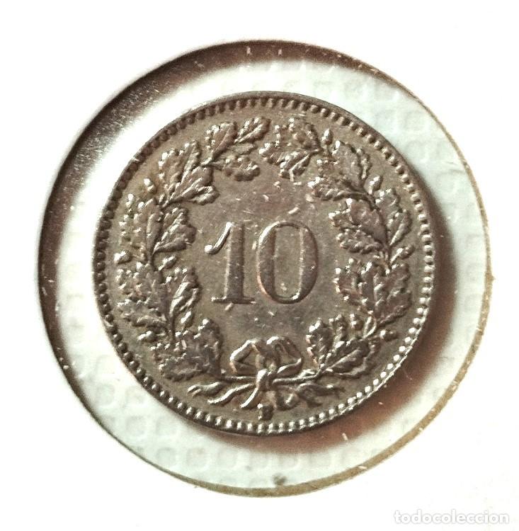 Material numism&aacute;tico: EUROPA . SUIZA . 10 RAPPEN 1926 - Foto 2