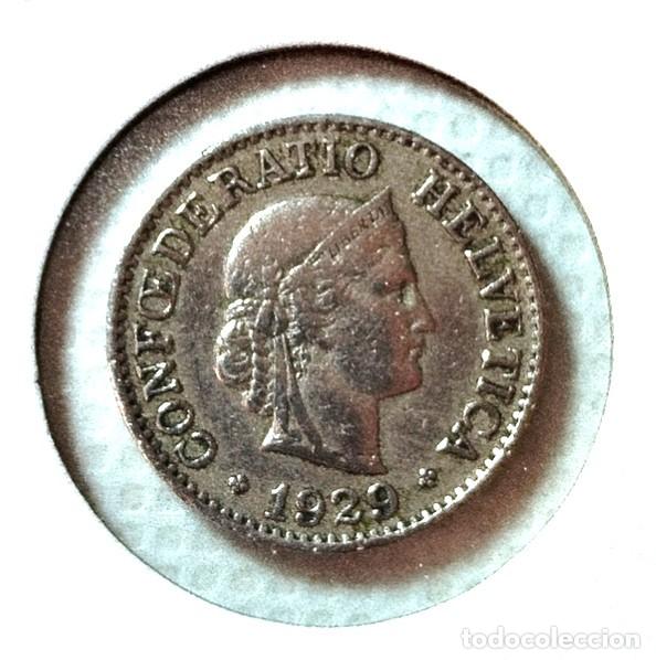 Material numism&aacute;tico: EUROPA . SUIZA . 10 RAPPEN 1929 - Foto 1