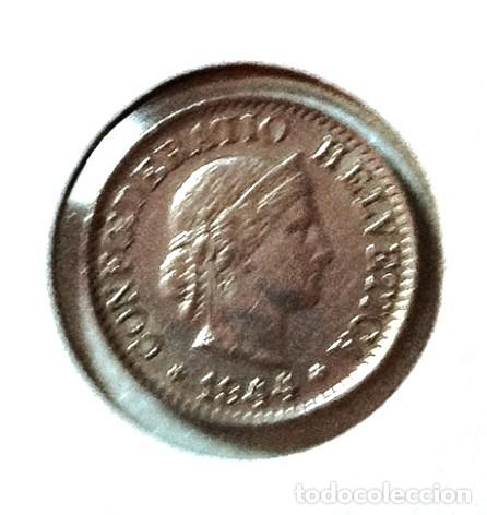 Material numism&aacute;tico: EUROPA . SUIZA . 5 RAPPEN 1944 - Foto 1