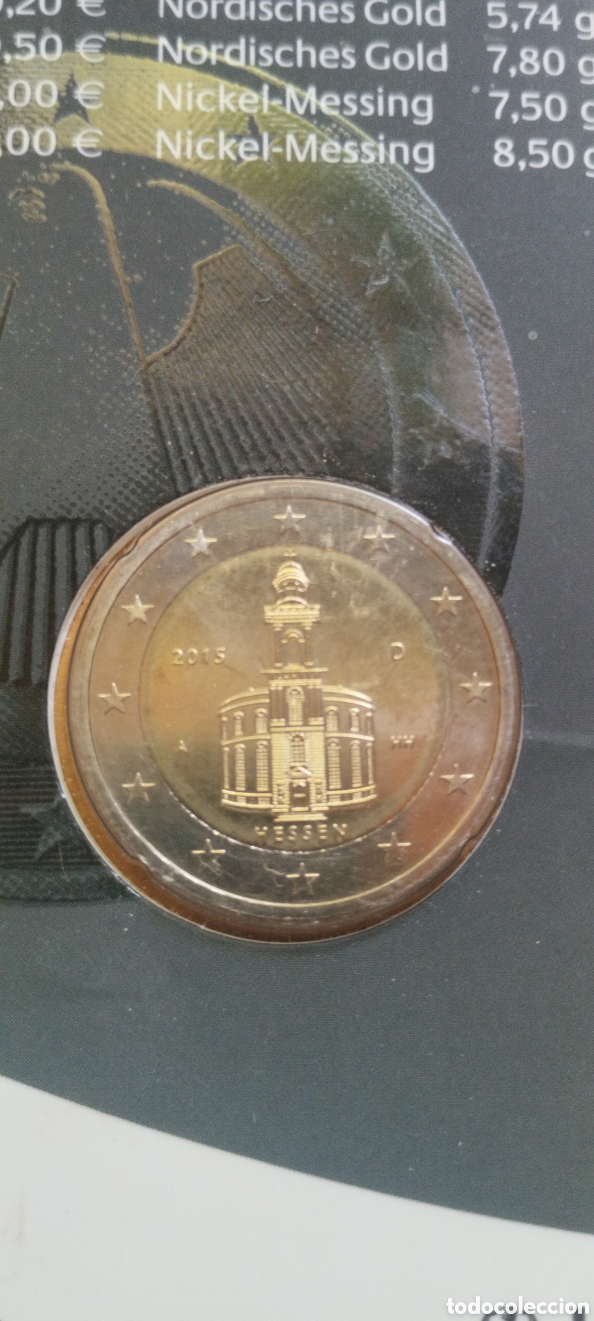 Material numism&aacute;tico: Moneda 2&euro; Alemania 2015 - Foto 1