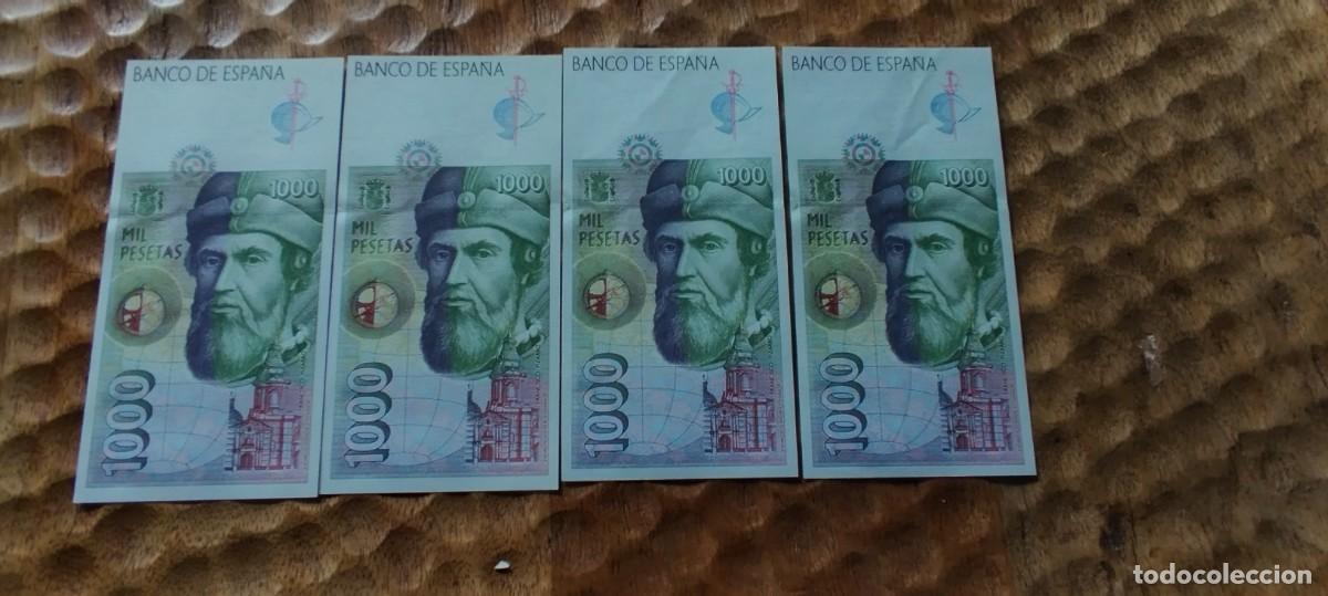 Material numism&aacute;tico: Billetes de 1000 sin serie y series A - Foto 1