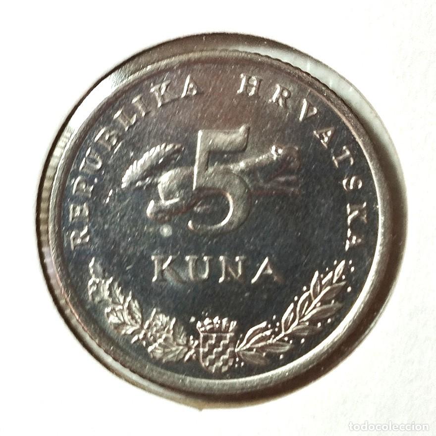 Material numism&aacute;tico: EUROPA . CROACIA 5 KUNA 2000 . EXCELENTE - Foto 2