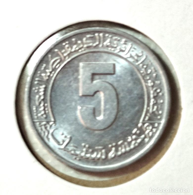 Material numism&aacute;tico: AFRICA . ARGELIA . 5 CENTIMES 1985 . SIN CIRCULAR - Foto 2