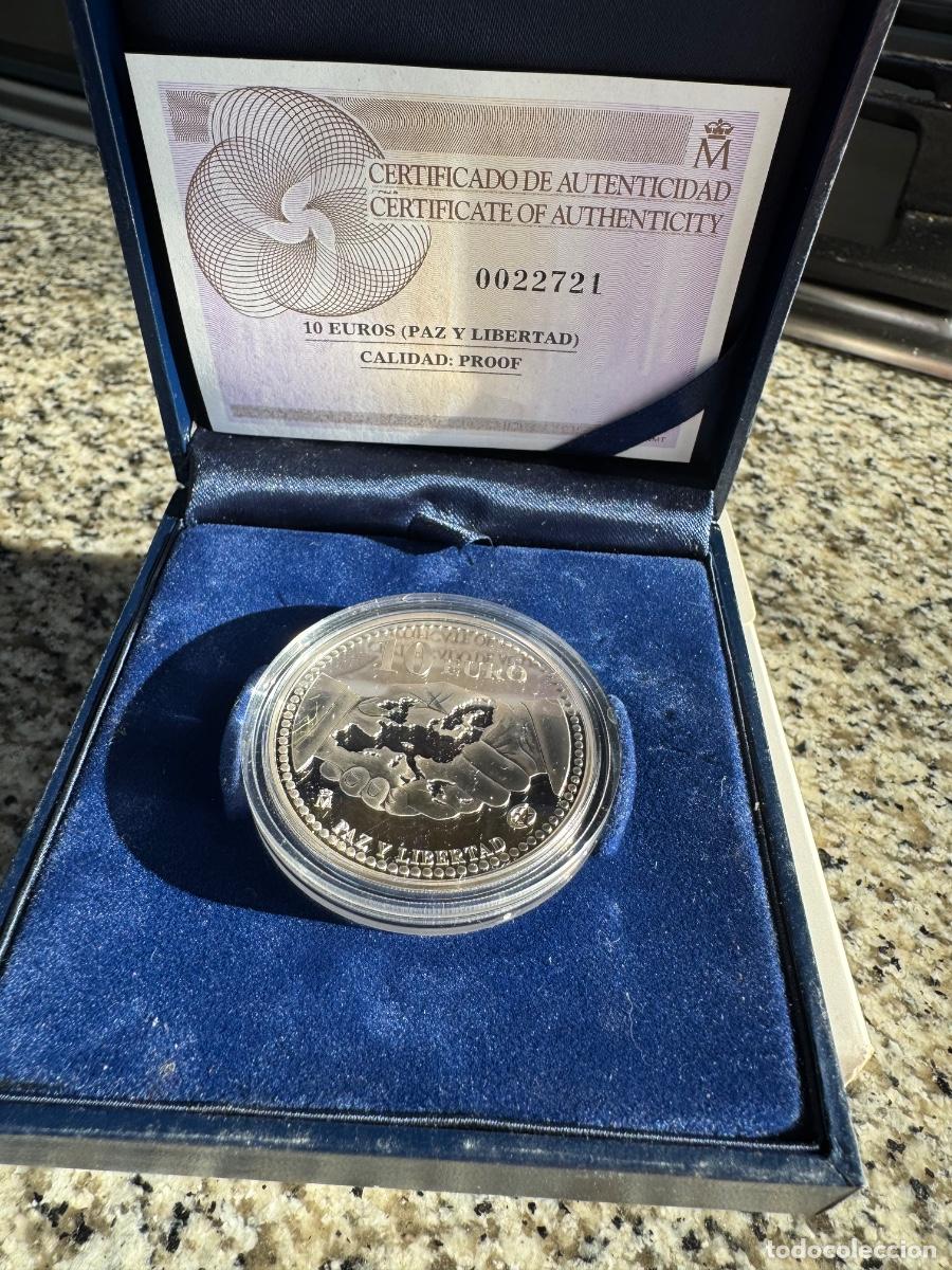 Material numism&aacute;tico: Moneda 10&euro; &ldquo;Paz y Libertad &ldquo; - Foto 4