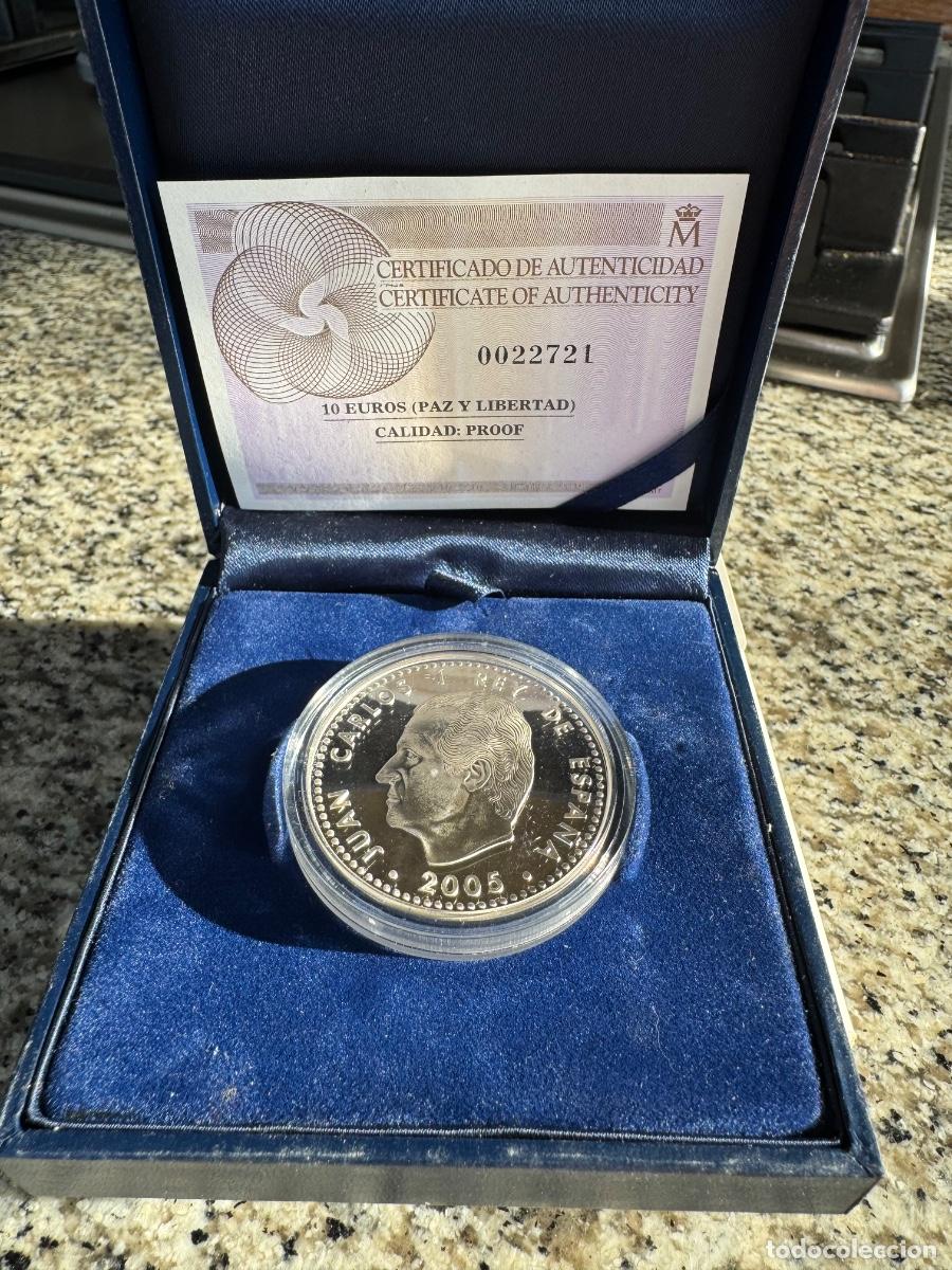 Material numism&aacute;tico: Moneda 10&euro; &ldquo;Paz y Libertad &ldquo; - Foto 5