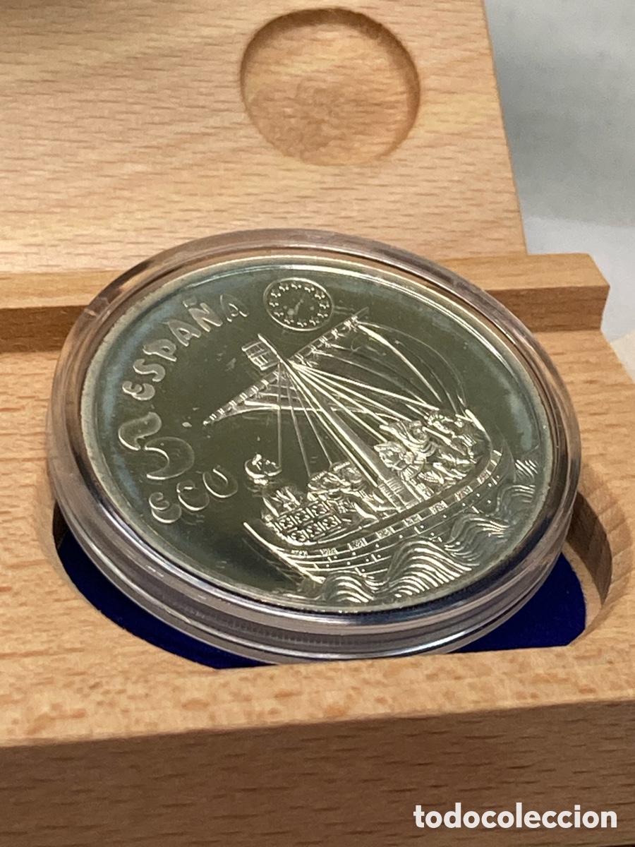 Material numism&aacute;tico: Moneda 5 Ecu de plata 1996 /XY14 - Foto 1