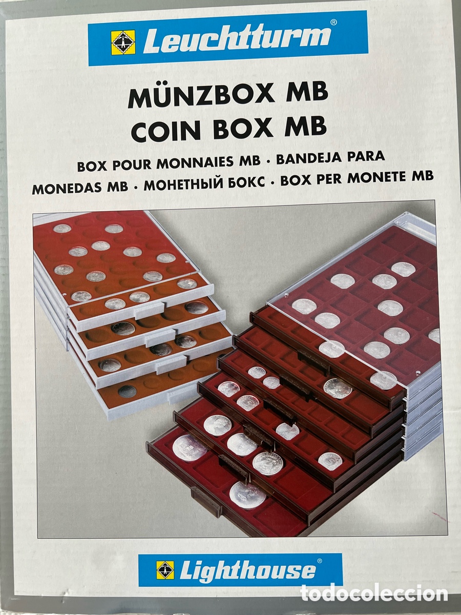 Material numism&aacute;tico: Bandeja para monedas LEUCHTTURM - Foto 1