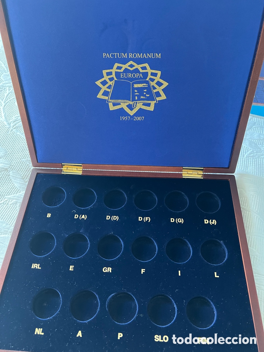 Material numism&aacute;tico: Estuche de madera para monedas LEUCHTTURM - Foto 3