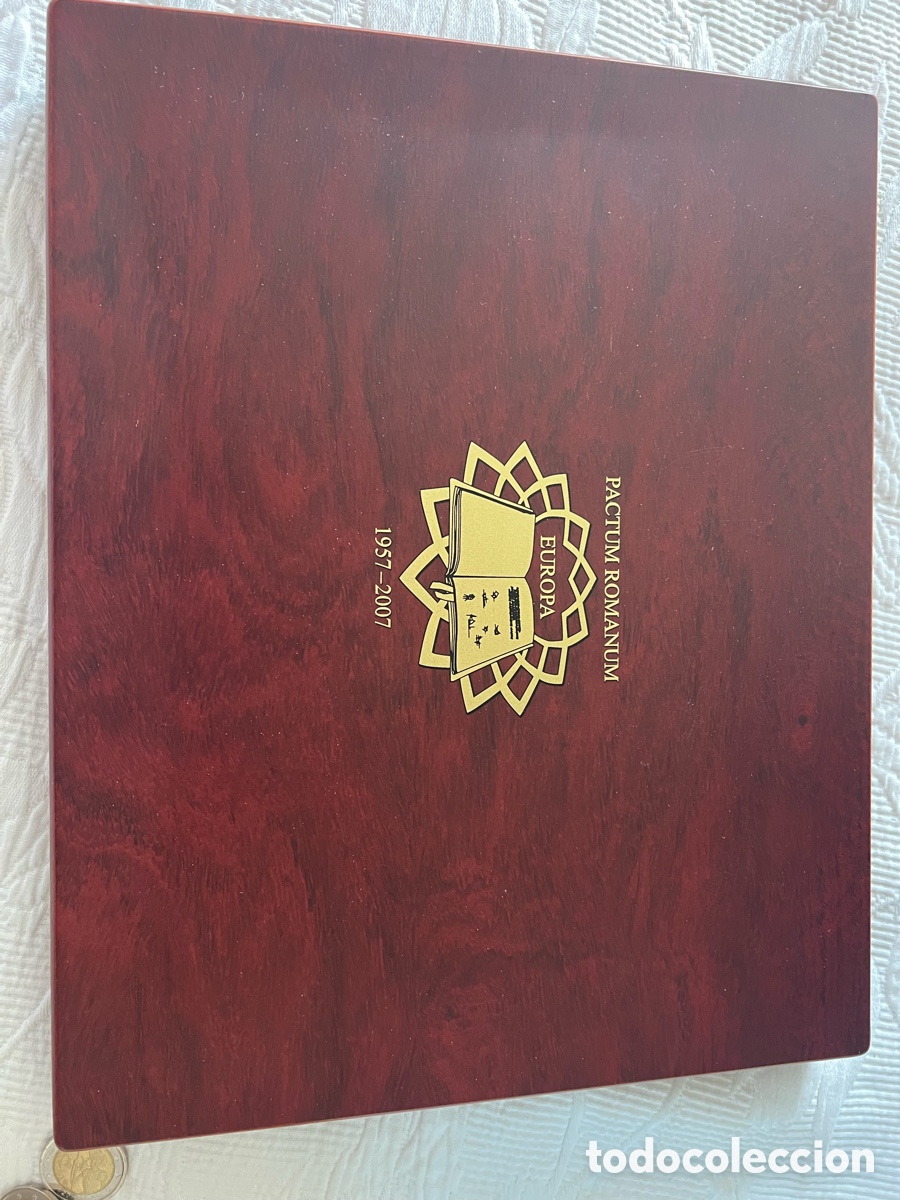 Material numism&aacute;tico: Estuche de madera para monedas LEUCHTTURM - Foto 1