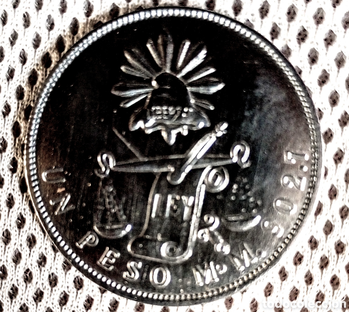 Material numism&aacute;tico: Moneda de plata de 1872 de M&eacute;xico - Foto 1