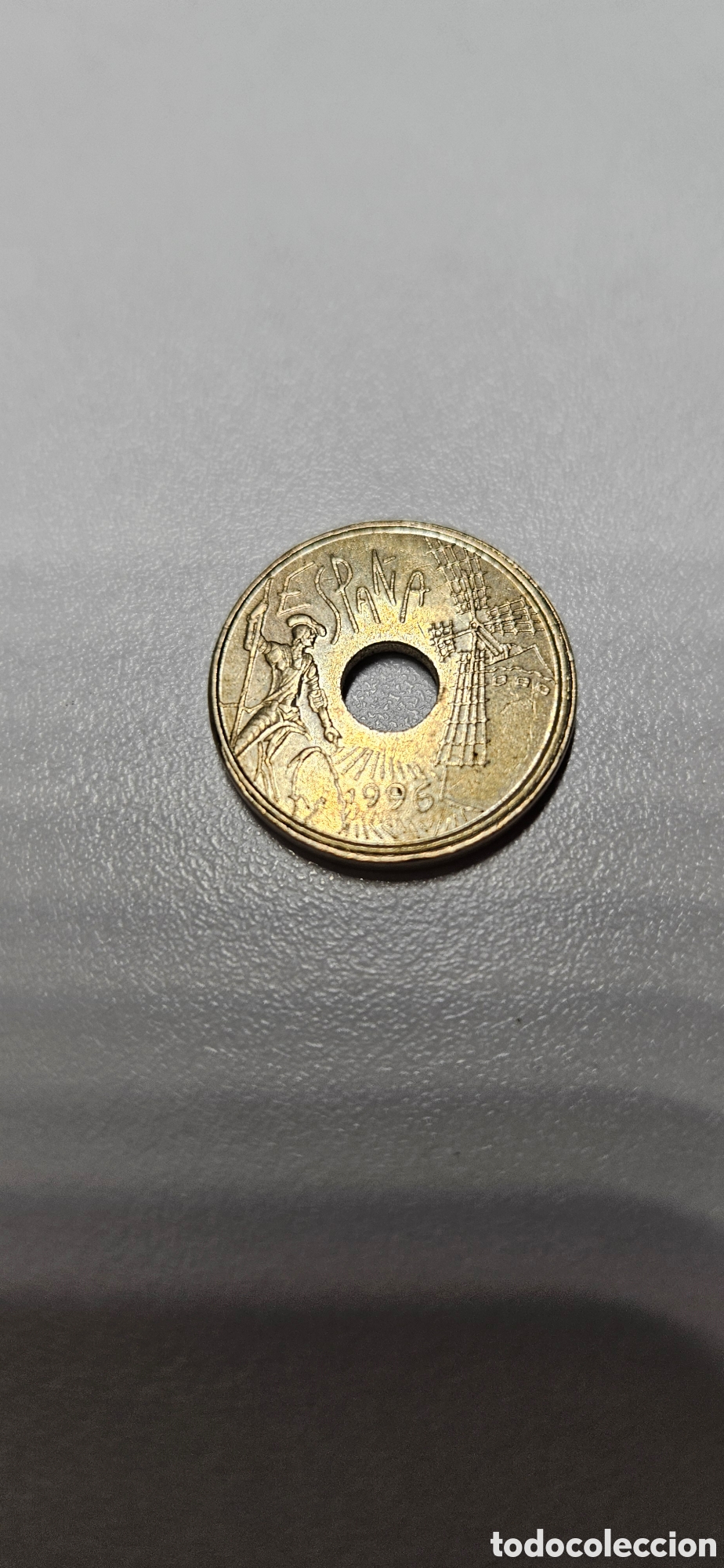 Material numism&aacute;tico: Moneda 25 pesetas Castilla la mancha - Foto 1
