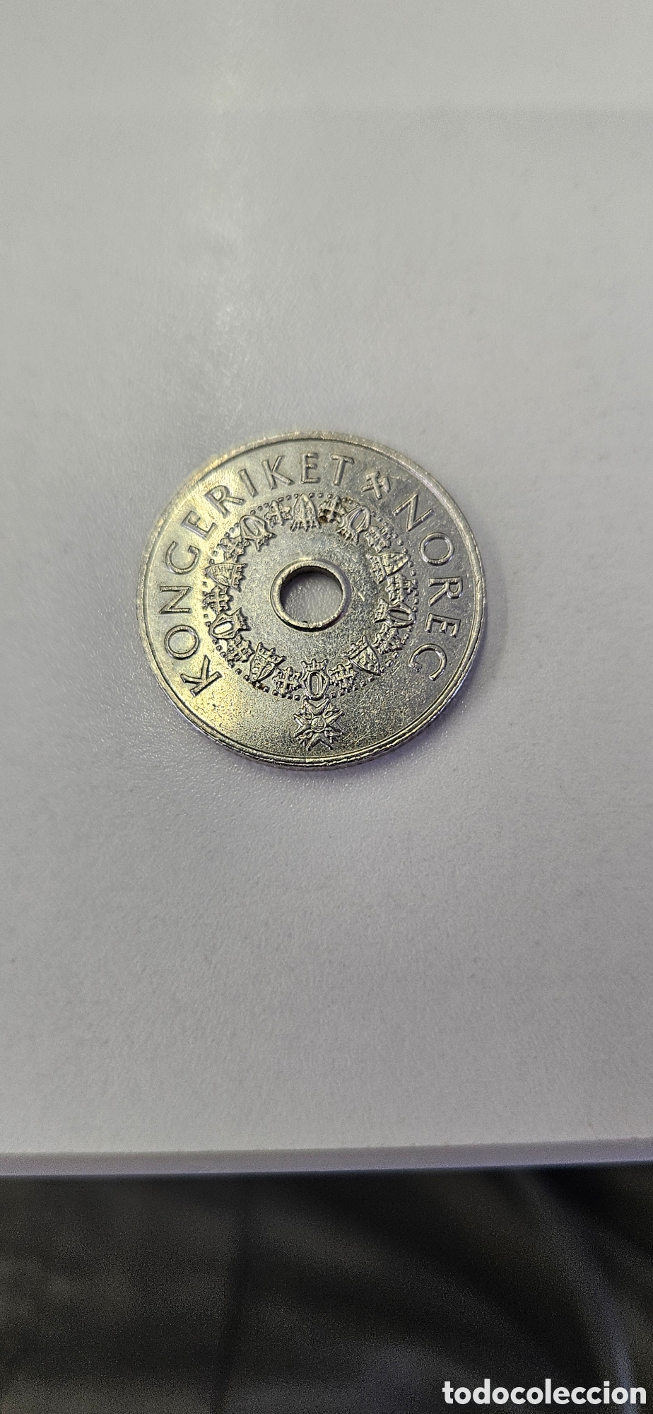 Material numism&aacute;tico: Moneda de 5 Koronas Noruega - Foto 1