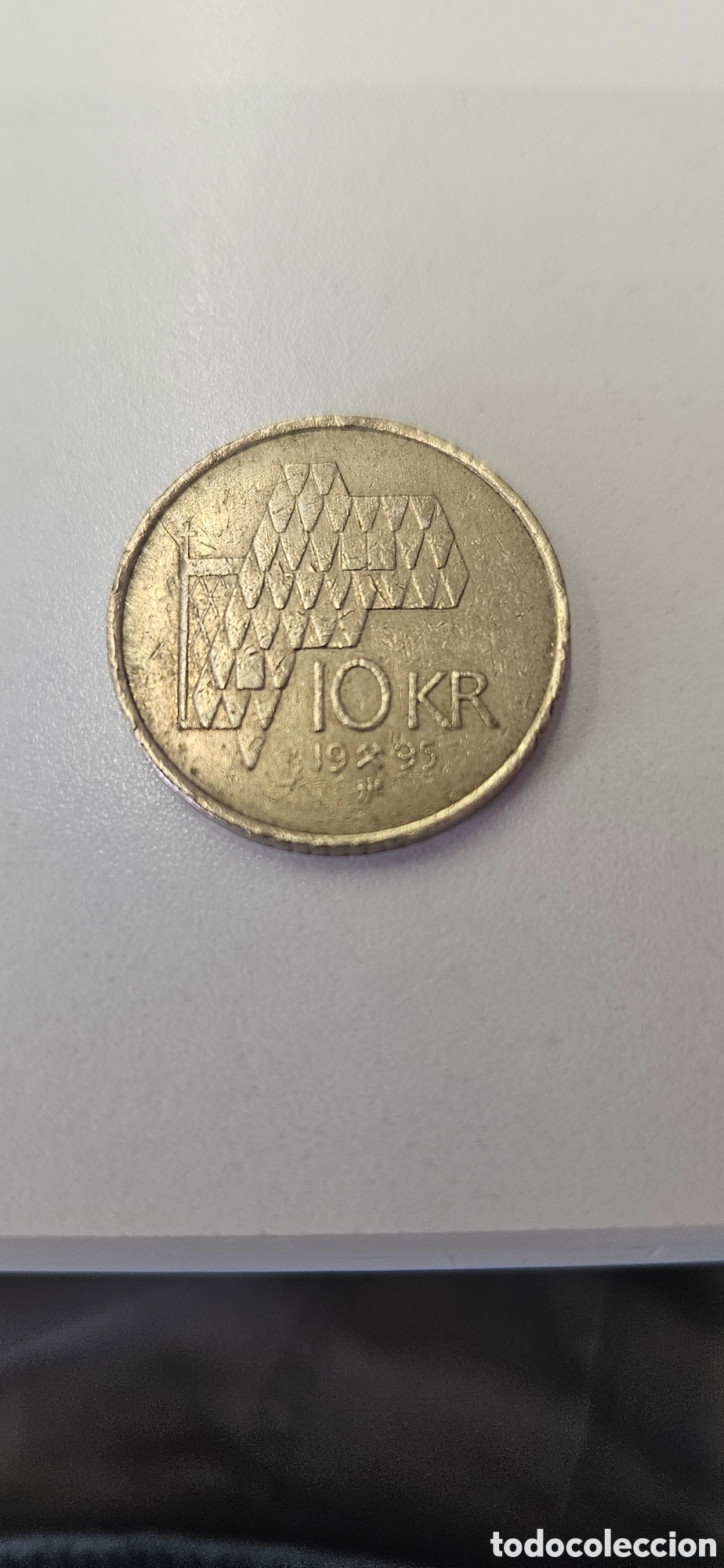 Material numism&aacute;tico: Moneda de 10 Kpronas Harald V - Foto 1