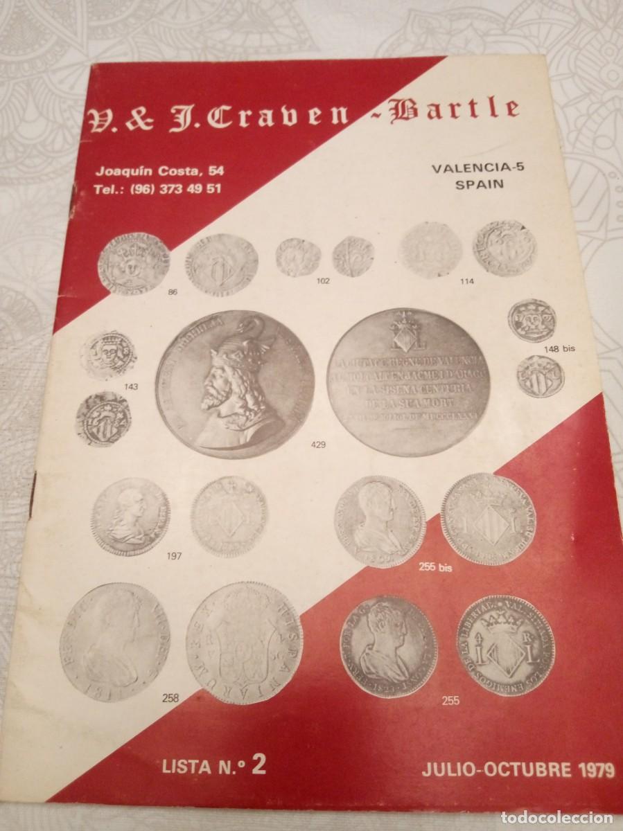 Material numism&aacute;tico: Catalogo V& J. Craben-Bartle Monedas 1979 - Foto 1