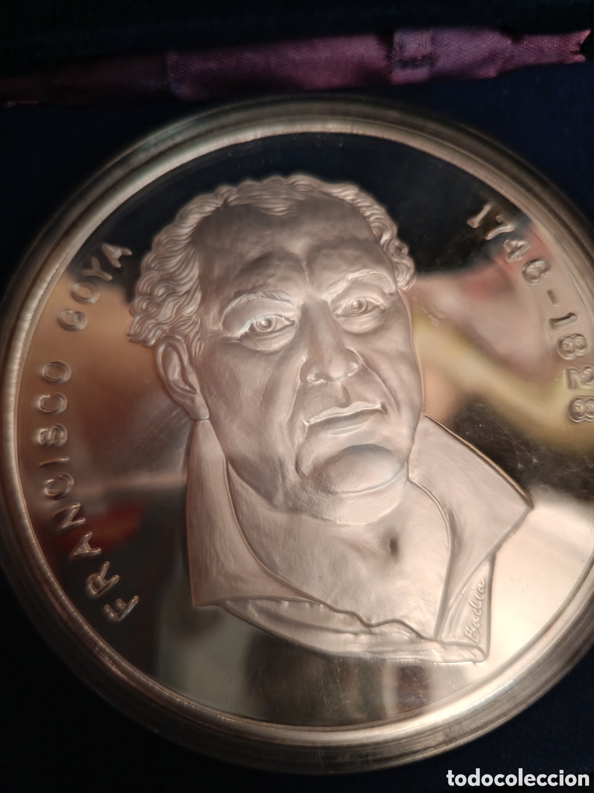 Material numism&aacute;tico: Moneda de plata pura de 12 onzas. - Foto 3