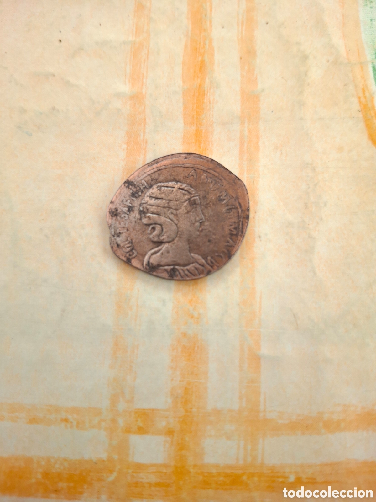 Material numism&aacute;tico: Moneda antigua romana creo - Foto 2